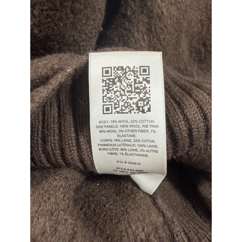 Reigning Champ Men's Brown Sweater  TEXTURED BOUCLE TURF WOOL  XXL  Cozy Lounge - Picture 7 of 7
